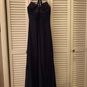 Navy blue bridesmaid dress